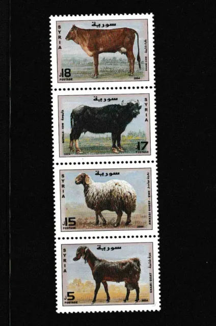 Nutztiete Animals 2004 Mittelmeerraum SYR 4V Postfrisch MNH**