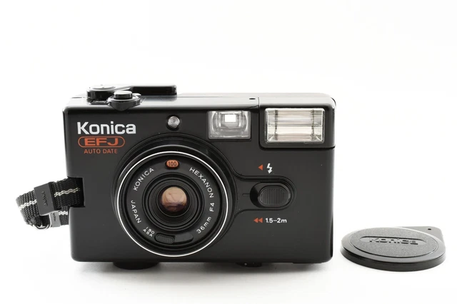 【動作確認済】 KONICA EFJ AUTO DATE F0820-6e p KONICA EFJ AUTO DATE F0820-6e Film Camera Used, Easy