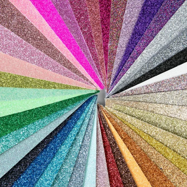 Shimmer Fine Glitter Fabric A4 Sheet, safe for children's crafts & bows **EN71**
