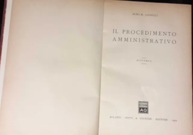 Il procedimento amministrativo