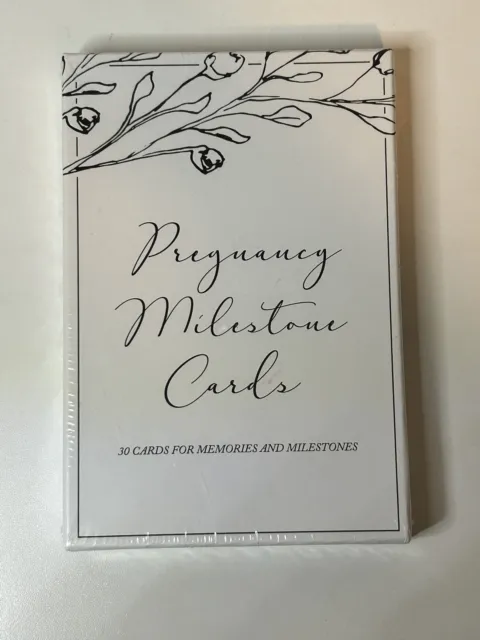 NEW SEALED Pregnancy Milestone Cards (30 Cards) Commemorate Your Pregnancy