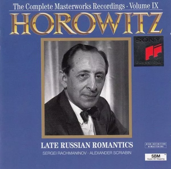 Horowitz・Complete Masterworks・Vol. IX・Late Russian Romantics・CD * NEUF*