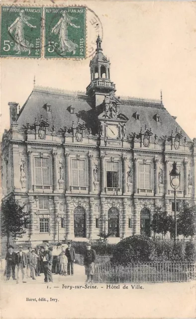 CPA IVRY-sur-SEINE - l' hôtel de ville