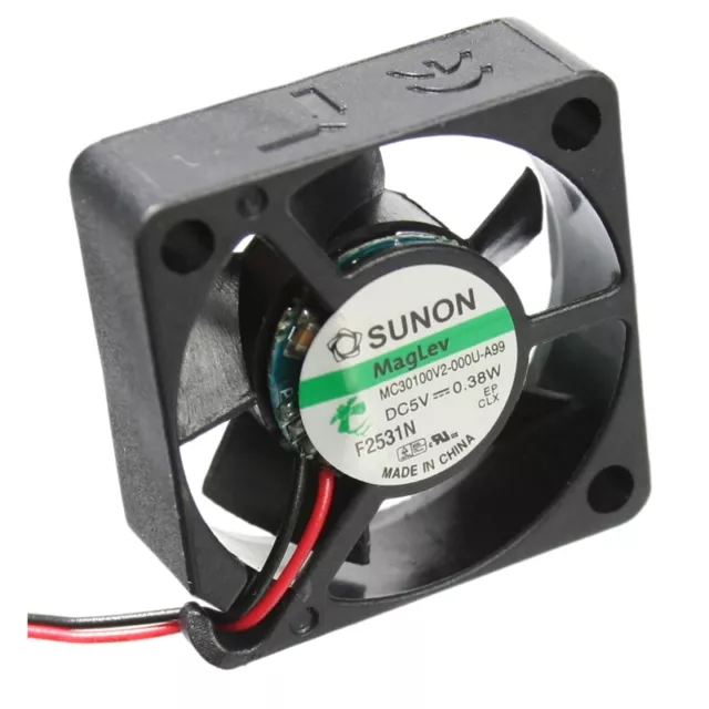 MF30100V2-1000U-A99 Axial-Lüfter 30x30x10mm 5V= 7,98m³/h 21dBA 9500U/min Sunon