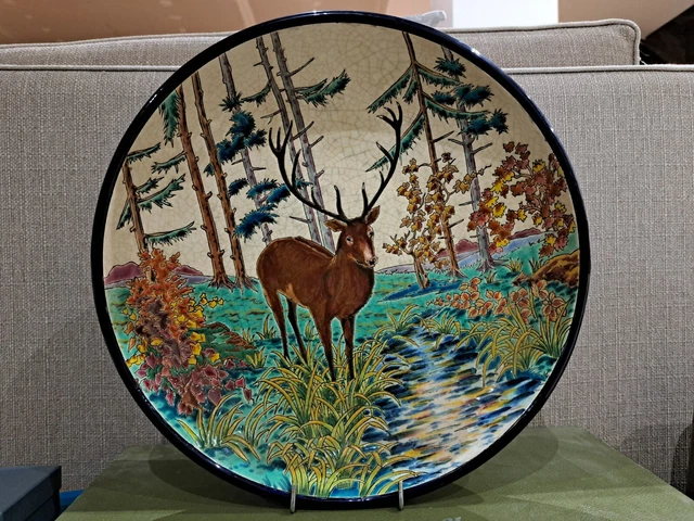 Dessous de plat Émaux de Longwy ancien - Arts de la table