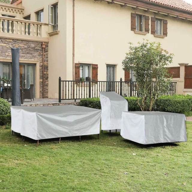 Heavy Duty Waterproof Patio Garden Furniture Cover for Rattan Table Sofa Outdoor 3