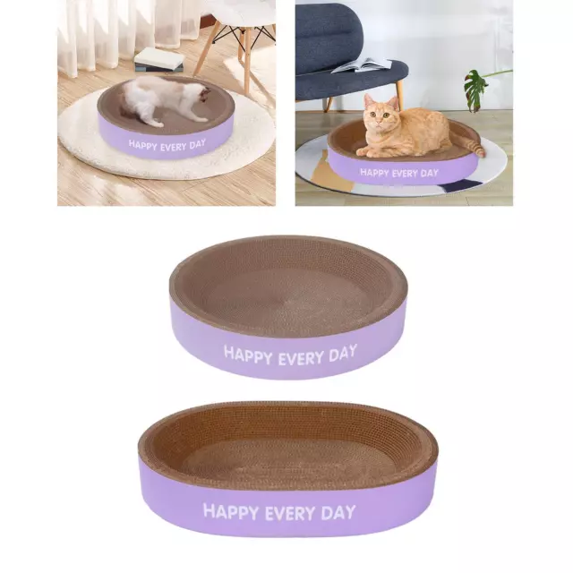 Cat Scratcher Cardboard Sisal Lounge Bed Kitten Sisal Cat Scratch Pad Bowl