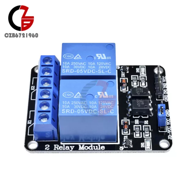 5V 2 Two Channel Relay Module With optocoupler for Arduino PIC ARM DSP AVR