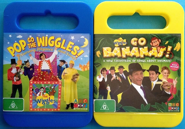THE WIGGLES: (2 x DVD) Pop Go The Wiggles + Go Bananas-Kylie