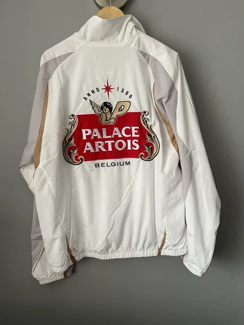 PALACE STELLA ARTOIS Court Jacket White |Windbreaker Large