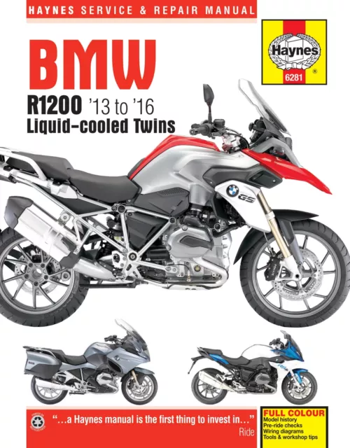 BMW R1200 dohc liquid-cooled Twins (13 - 16) Haynes Repair Manual (Paperback)