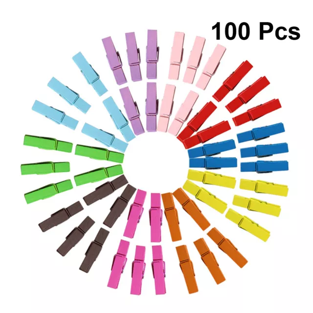 Piezas abrazaderas para ropa clip de madera pinzas para ropa de manualidades clips para ropa de cama