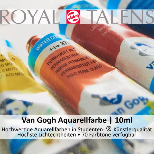 (1L = 849 EUR) Royal Talens Van Gogh Aquarellfarben, 10 ml