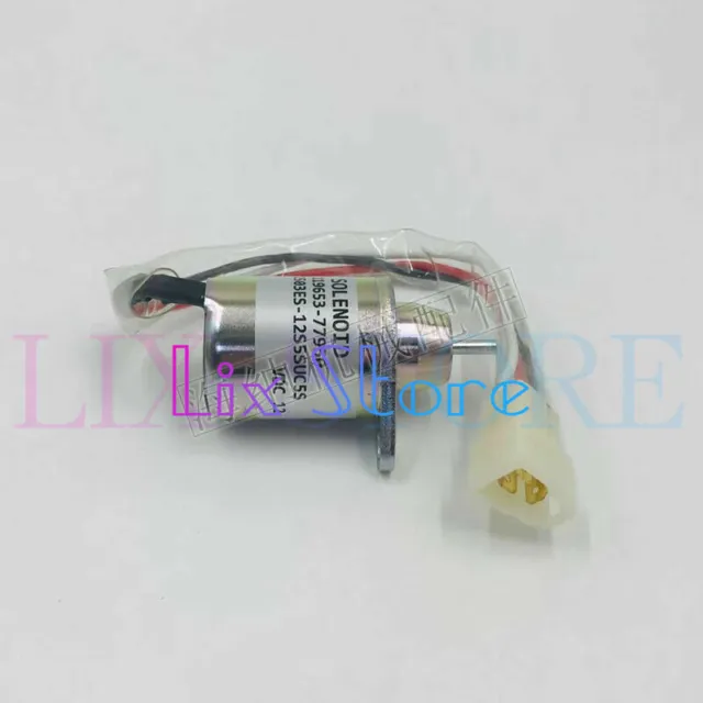 Flame-out solenoid valve for excavator 49498 60 switch 1224 modified 12V/24V