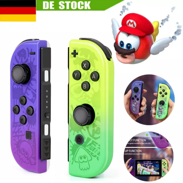 1 Paar Für Nintendo OLED/Switch Controller L & R Bluetooth Wireless Gamepad DE