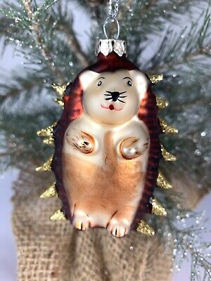 NWT Cody Foster Hedgehog Christmas Ornament