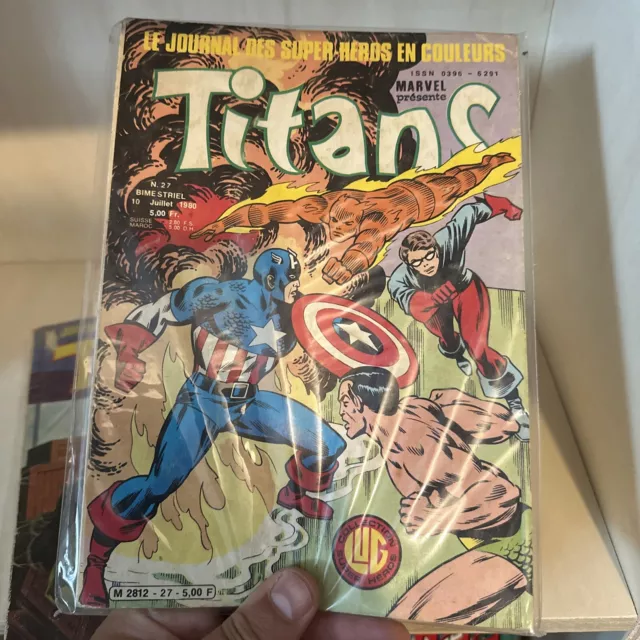 Titans Numéro 27 Lug Marvel. Bimestriel, 10 Juillet 1980.