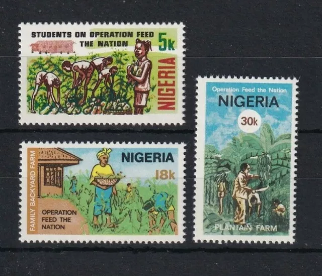 NIGERIA 1978 Operation Feed the Nation Set MNH