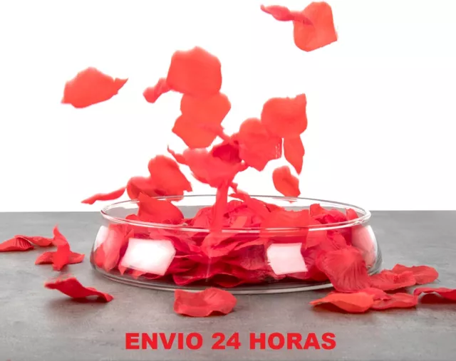 Petalos de rosa de tela con ambientador Rojo Bolsa de 18 g. Decoracion ENV 24 H