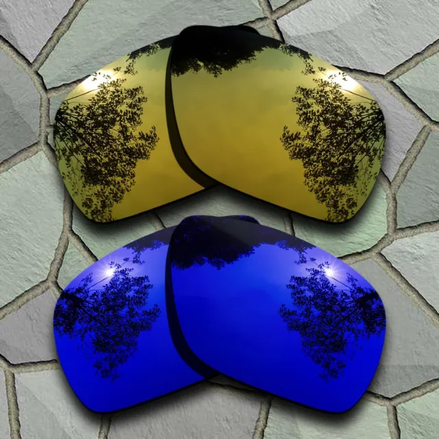 Yellow Golden&Violet Blue Polarized Lenses Replacement For-Oakley Dispatch 1
