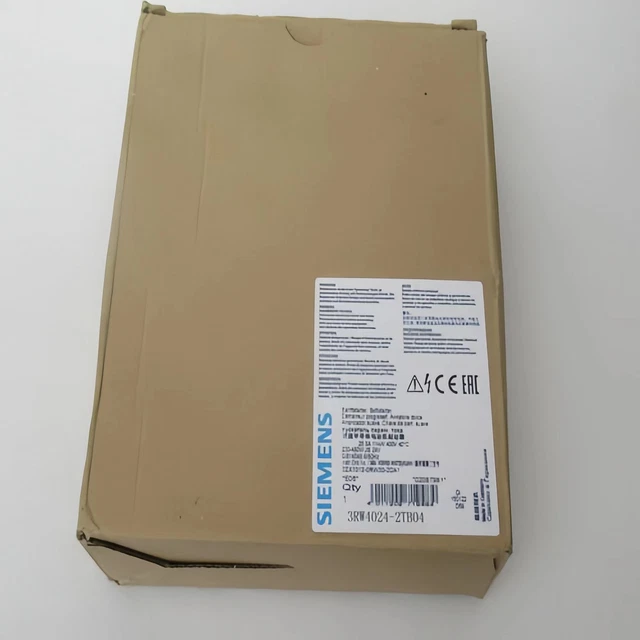 New Siemens 3RW4024-2TB04 SIRIUS soft starter S0 12.5 A 5.5 kW 3RW4024-2TB04