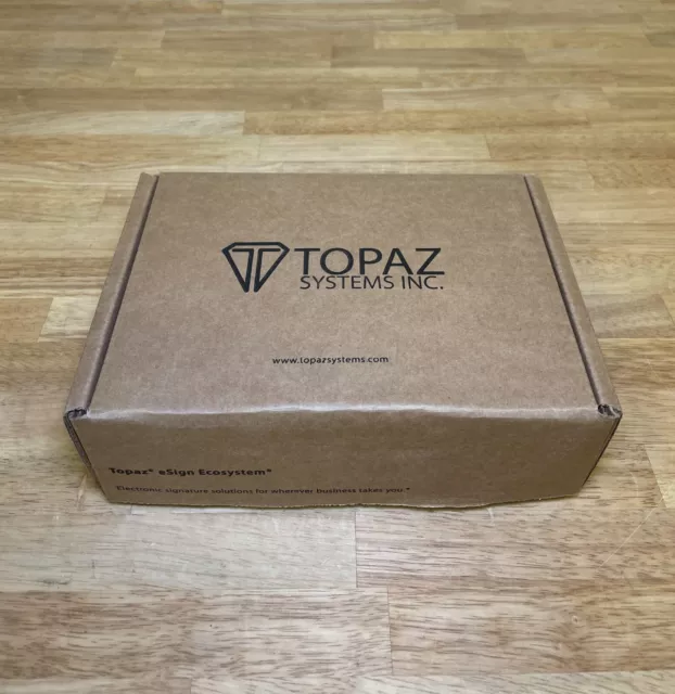 Topaz T-S460-BSB-R SigLite 1x5 Signature Pad - Virtual Serial Via USB Connection