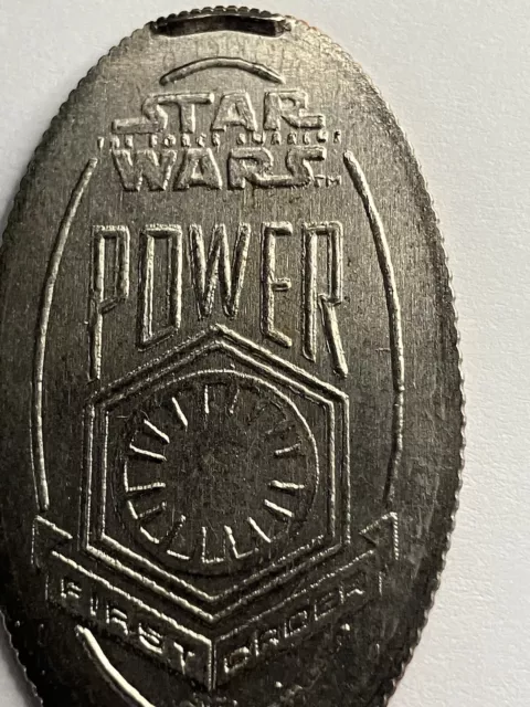 Star Wars Disneyland Force Awakens Pressed Quarter Souvenir Token Disney  #ss1 3
