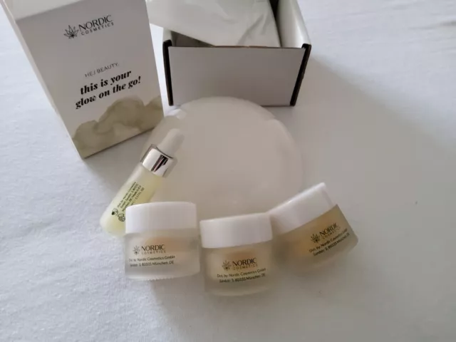 NEU 💜 Nordic Cosmetics Gesichts Pflege Set Minis Anti-Aging Kosmetik 💮