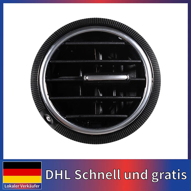 Audi A3 Lüftungsdüse Schwarz Chrom - Passgenau Für Armaturenbrett