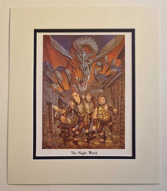 KIDBY THE NIGHT Watch Pratchett Discworld Illustration (1996