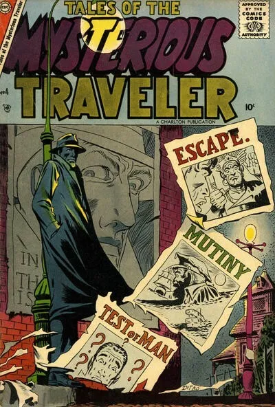 Tales Of The  Mysterious Traveler 1-13 Full Run On Dvd Rom Charlton Comics Ditko