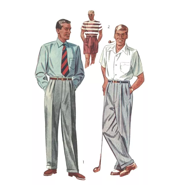 1950s mens shorts outlet