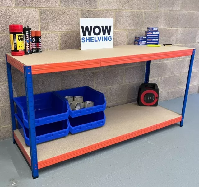 Heavy Duty Workbench Industrial Garage Workshop Shed Work Packing storage Bench