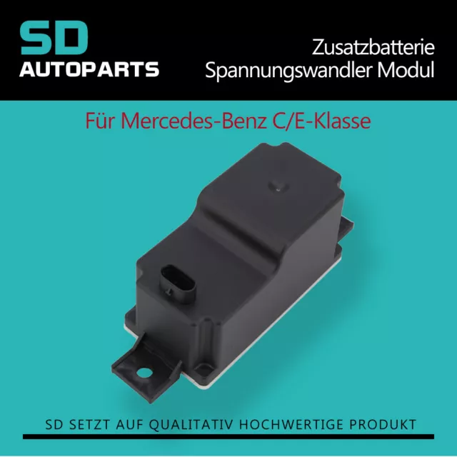 Zusatzbatterie Spannungswandler Modul für Mercedes-Benz C/E-Klasse W213 W205 NEU