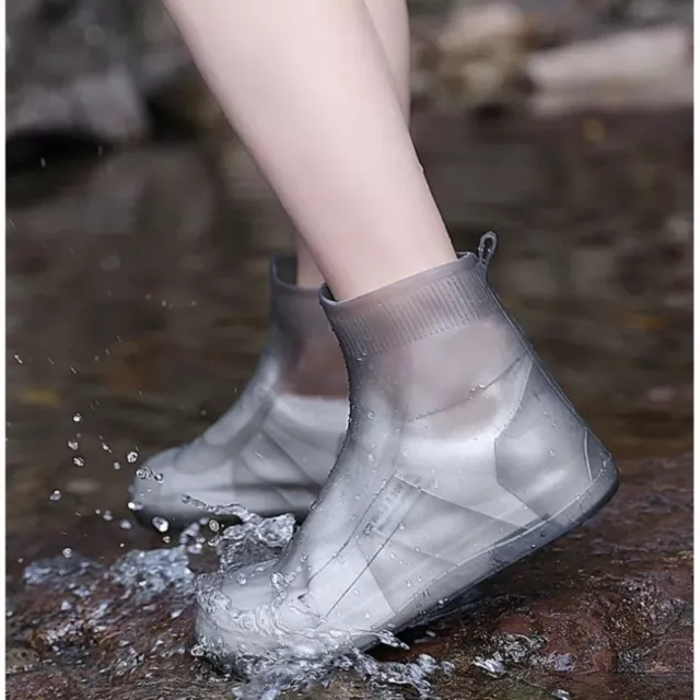 Tall Tube Rain Shoe Cover Silicone Shoes Protector Rain Boot Cover