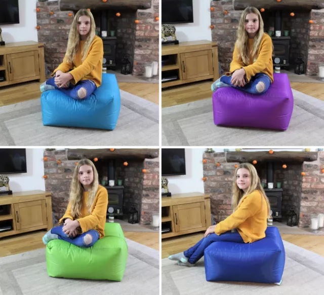 Kids Childrens Waterproof Slab Beanbag Indoor Outdoor Gaming Seat Bean Bag