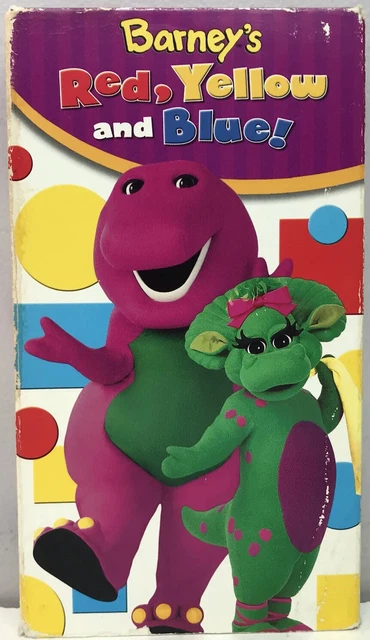 Barney Red Blue And Circles Too Vhs BARNEY'S: RED, YELLOW AND BLUE! (vhs) Barney & Friends. VG Cond. Rare