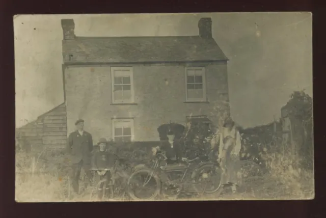 Transport BICYCLE Children c1910s RP PPC serious Faults on negative?
