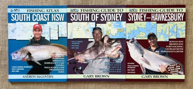 AFN 3 Fishing Guides to Sydney-Hawkesbury South of Sydney & South Coast NSW