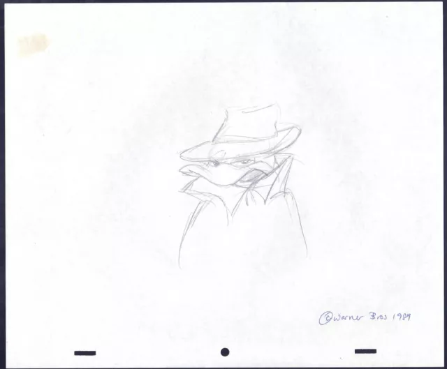 Tiny Toons Daffy Duck Warner Brothers Production Animation drawing 1989