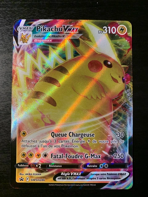 Pikachu VMAX - carte Pokémon SWSH286 Cartes Promo Black Star Épée et Bouclier - Prix & Rareté