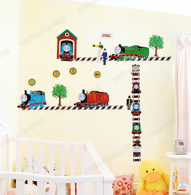 THOMAS THE TANK Engine Children Wall Stickers Art Decal Boy Girl Kids ...