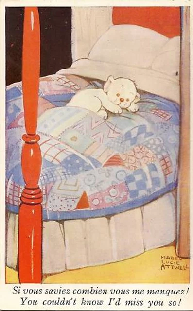 Fantaisie Illustrateur Mabel Lucie Attwell Chien