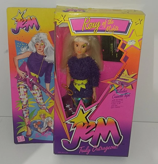 Poupée Jem Et Les Hologrammes – Roxy, Misfits – Vintage Hasbro #1 – C-10 Sans Pizzazz