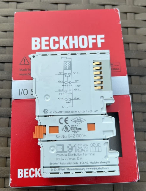 Beckhoff EL9186 Terminale distribuzione potenziale