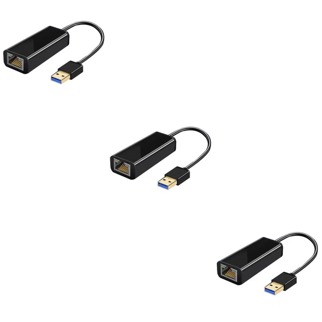 3 stücke USB-Netzwerkadapter RJ45 Internet-Adapter USB 3.0