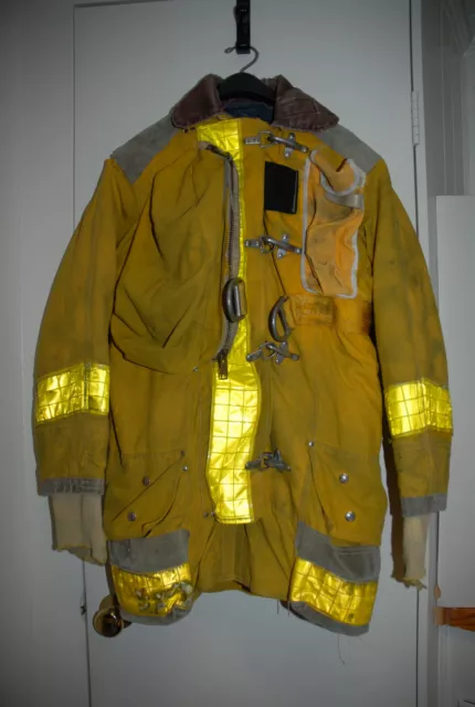 Janesville Custom-Delux Firefighter structural turn out bunker coat size 46/45