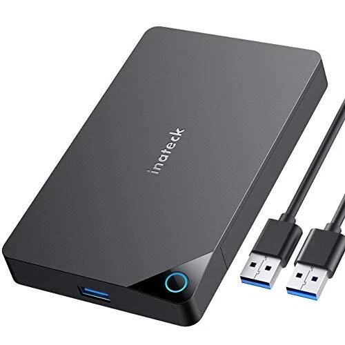 Inateck Boîtier de Disque Dur Externe USB 3.0 pour Disque Dur Externe 25" SAT...