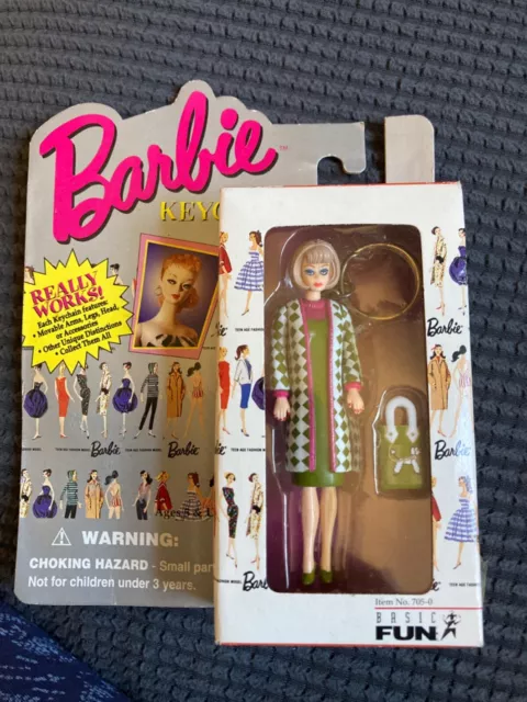 Barbie Key Chain Poodle Parade Barbie Original Packaging 1995