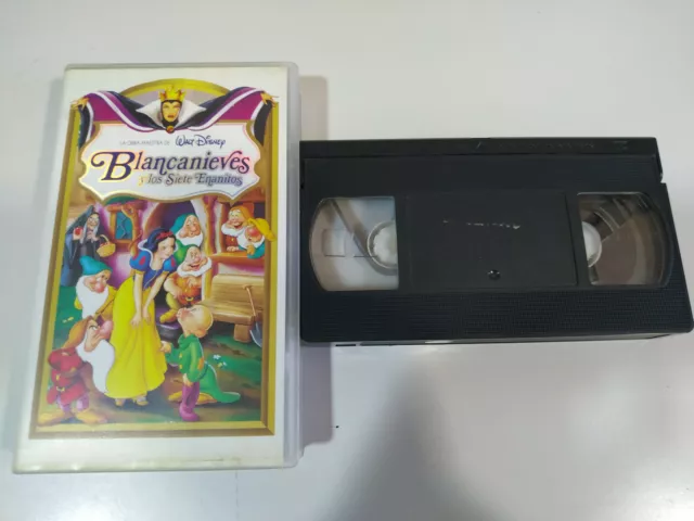 Blancanieves y los Siete Enanitos Walt Disney 1994 - VHS Cinta Tape Español